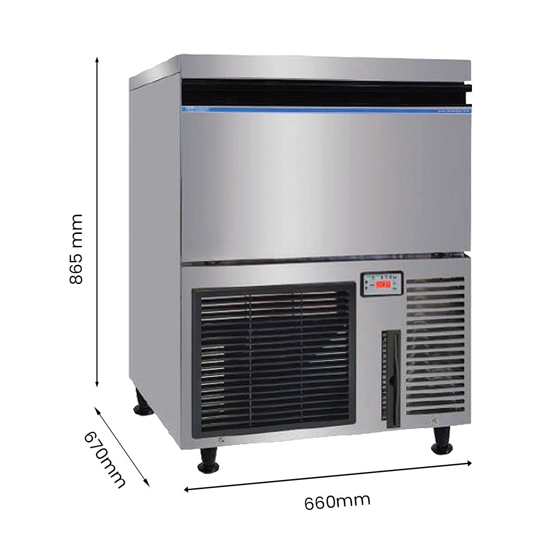 Blizzard Premium Under-Counter Ice Maker Large Cube Ice – SN-200P