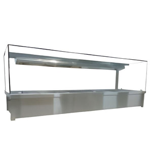 Jasper 5 Bay Wet Hot Food Display  Bain Marie 1730mm BM5