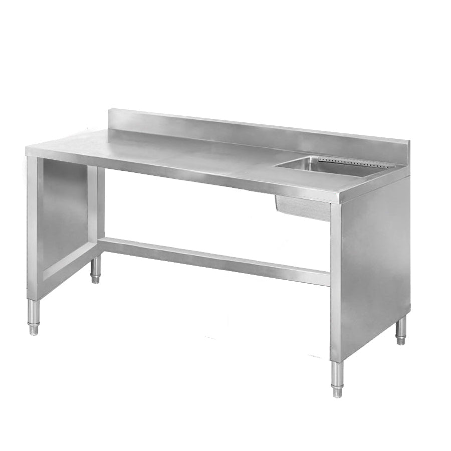 Modular Systems Sink Bench With Splashback 1400Mm SSB6-1400R