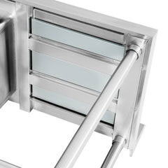 Modular Systems SSB6-1500C/A Single Centre Sink Bench & Pot Undershelf