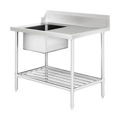 Modular Systems SSBD7-1200L/A Left Inlet Single Sink Dishwasher Bench