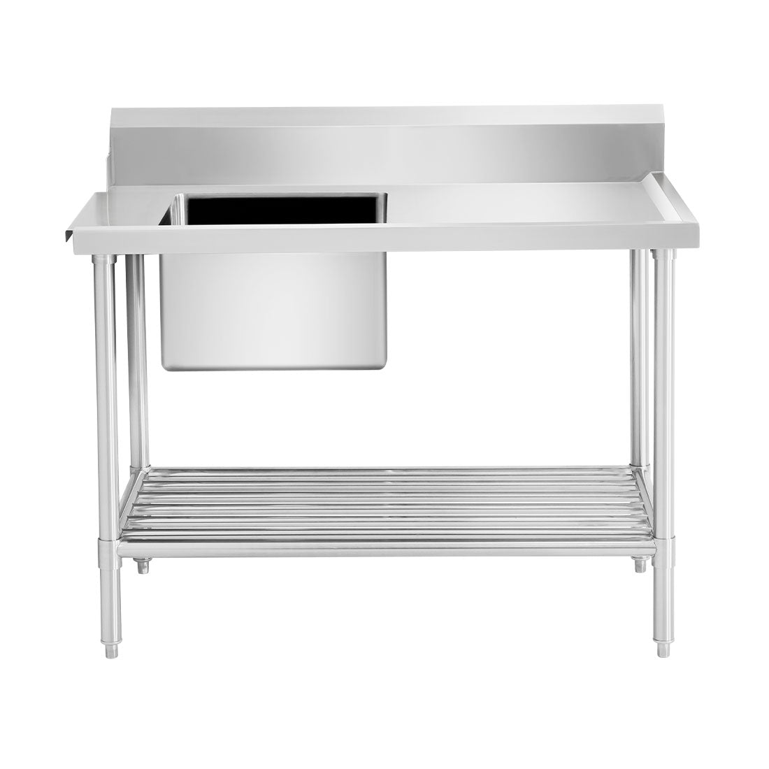 Modular Systems SSBD7-1200L/A Left Inlet Single Sink Dishwasher Bench