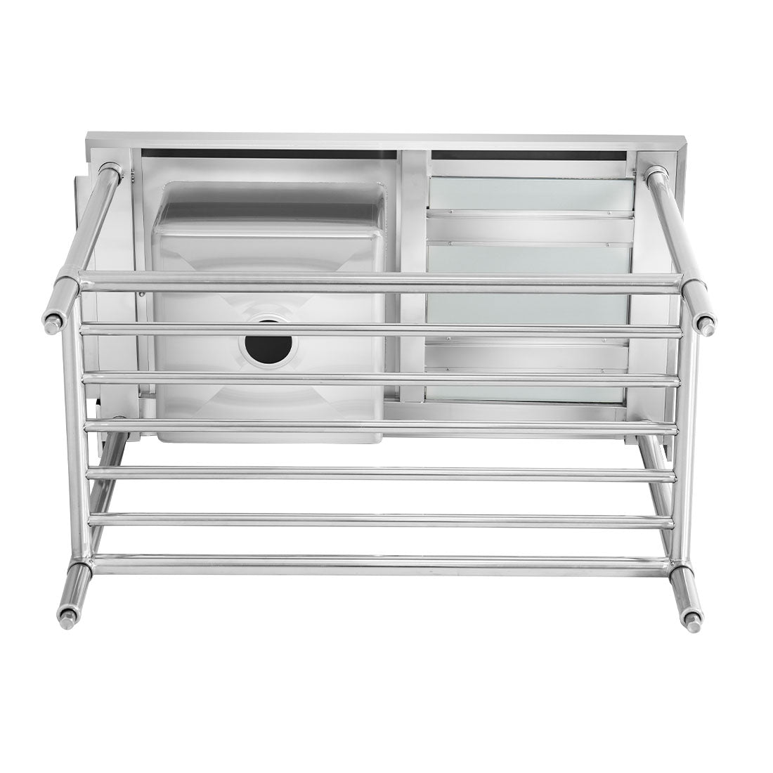 Modular Systems SSBD7-1200L/A Left Inlet Single Sink Dishwasher Bench