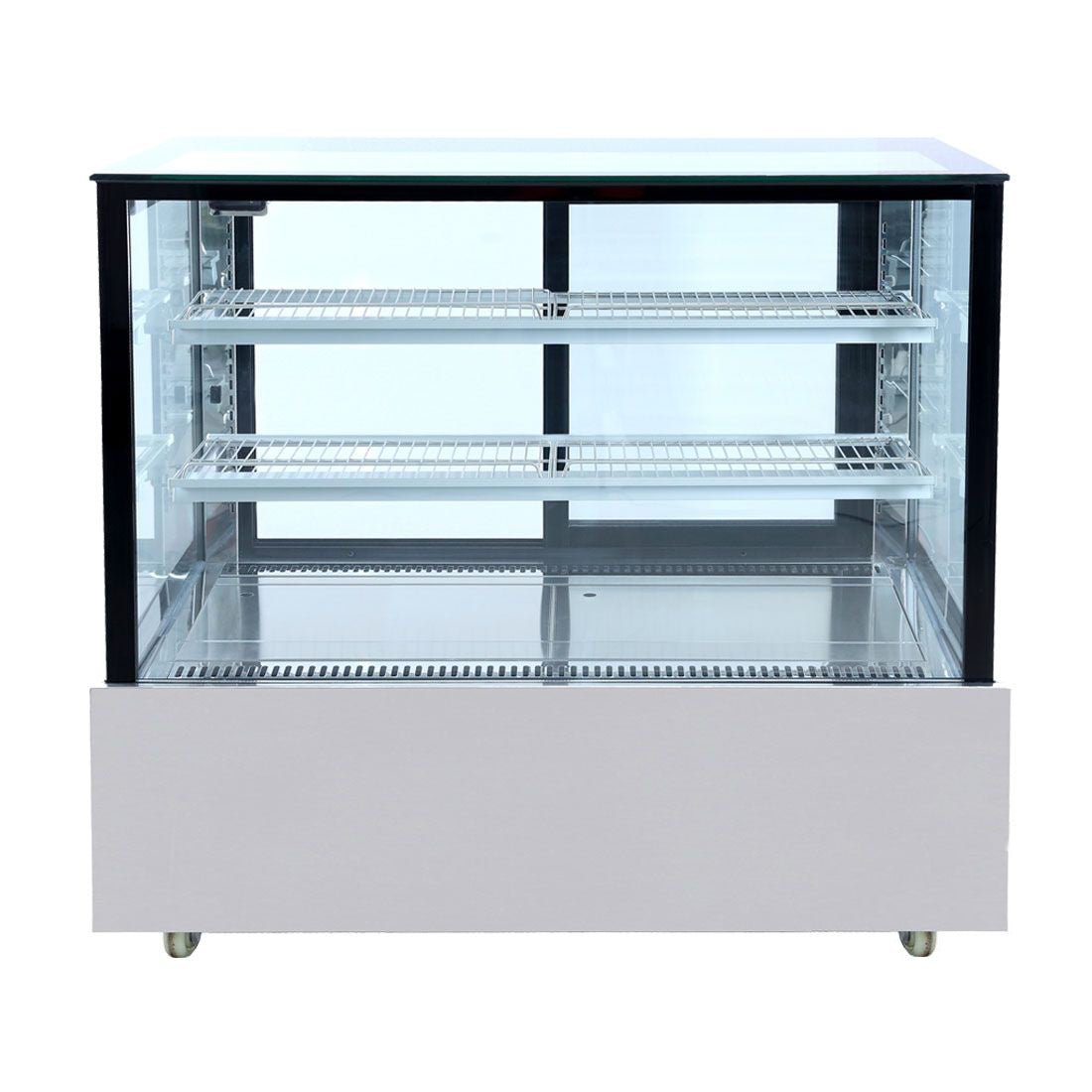 Bonvue Glass Cake Display with modern design and clear visibility for showcasing cakes and pastries.