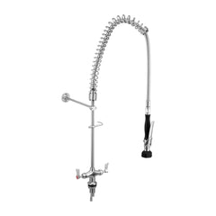 3Monkeez Stainless Steel Dual Bench Mount Pre-Rinse with Optional Pot Filler