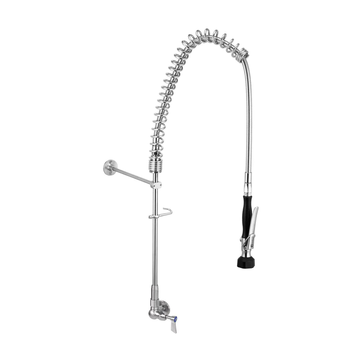3Monkeez Stainless Steel Single Wall Mount Pre-Rinse with Optional Pot Filler