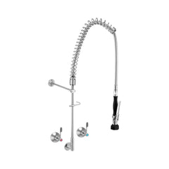 3Monkeez CLEAN-A-JET S/S Wall Top Assembly and Elbow Pre Rinse Unit Variable Trigger