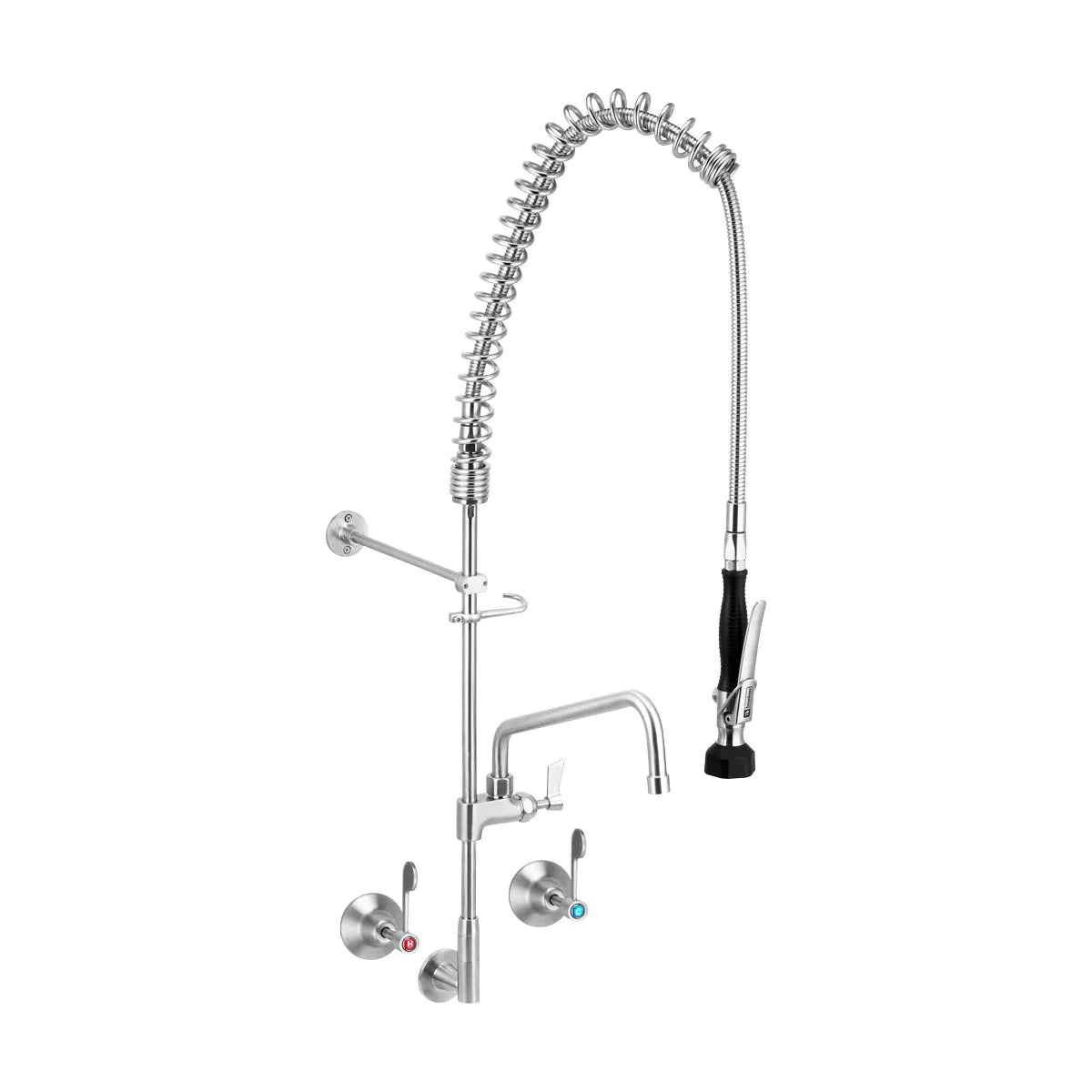3Monkeez CLEAN-A-JET S/S Wall Top Assembly and Elbow Pre Rinse Unit Variable Trigger