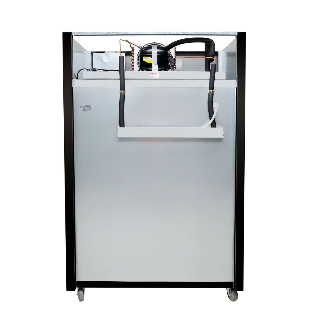 Thermaster Double Door Upright Display Fridge (Black) SUCG1000B