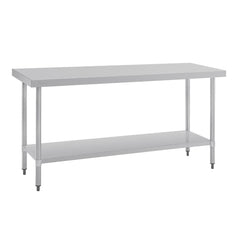 Vogue 430 Grade Stainless Steel Prep Table 600mm Depth T375 T376 T377 T378