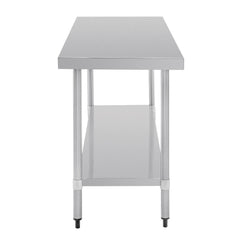 Vogue 430 Grade Stainless Steel Prep Table 600mm Depth T375 T376 T377 T378