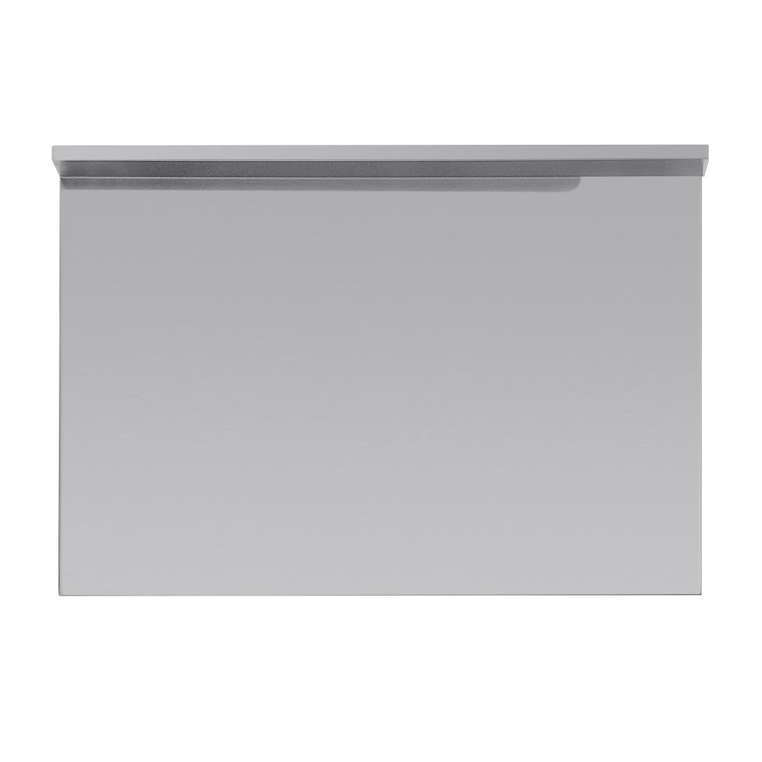 Vogue 430 Grade Stainless Steel Prep Tables with Splashback 600mm Depth