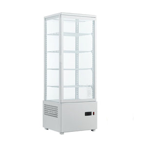 Thermaster Four Sided Countertop Display Fridge TCBD108L 447x400x1194mm