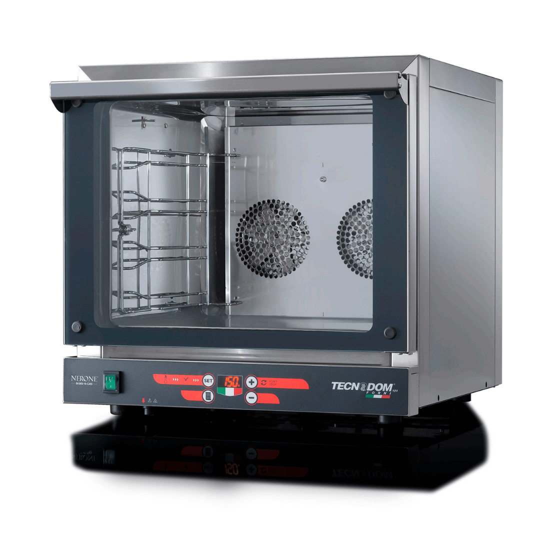 TECNODOM Nerone EKO Digital 4x 435x350 Tray Convection Oven TDE-4CD