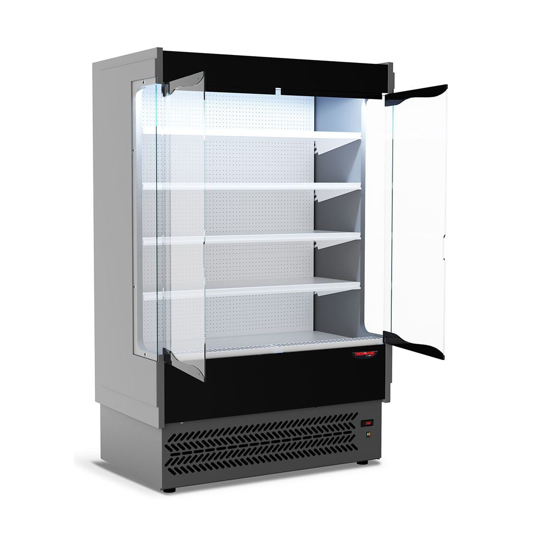 TECNODOM by FHE Vulcano Supermarket 2 Door Display TDVB80-CA-125 - TDVB80-CA-125