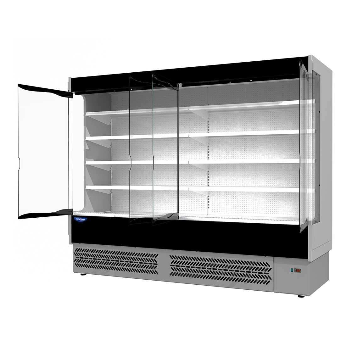 TECNODOM by FHE Vulcano Supermarket 4 Door Open Display TDVB80-CA-250