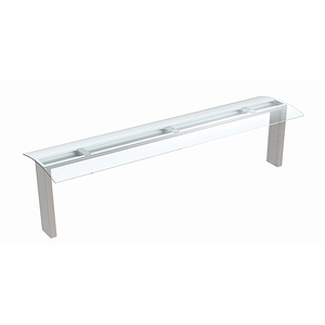 Thermaster Top Glass Sneeze Guard With LED Lighting - TGL-6G