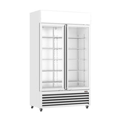 Thermaster 1200L Large Two Glass Door Colourbond Upright Drink Fridge LG-1200P - LG-1200P