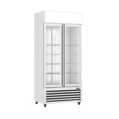 Thermaster 580L Double Glass Door Colourbond Upright Drink Fridge LG-580P - LG-580P
