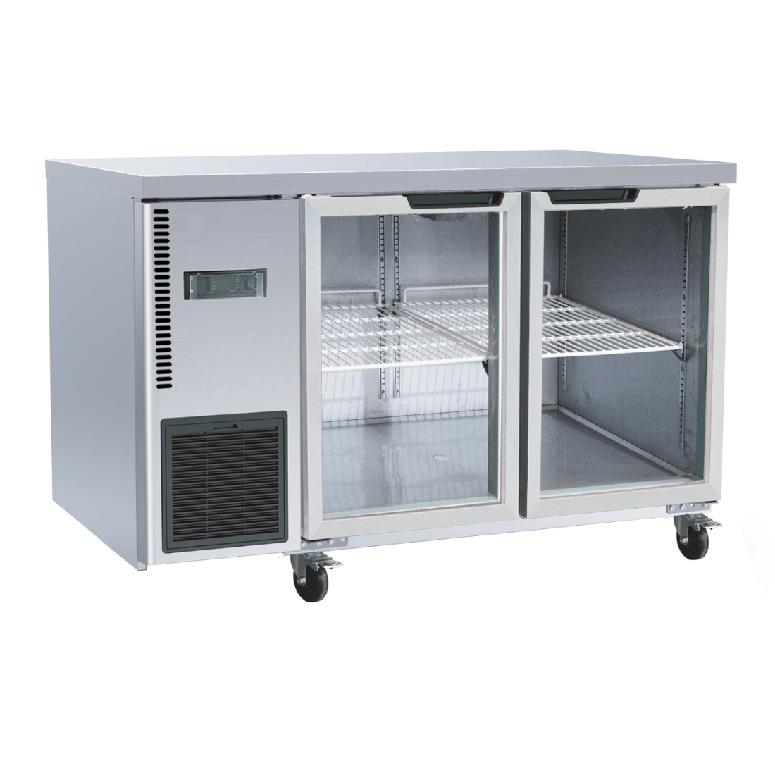 Thermaster TL1200TNG Double Glass Door Workbench Fridge