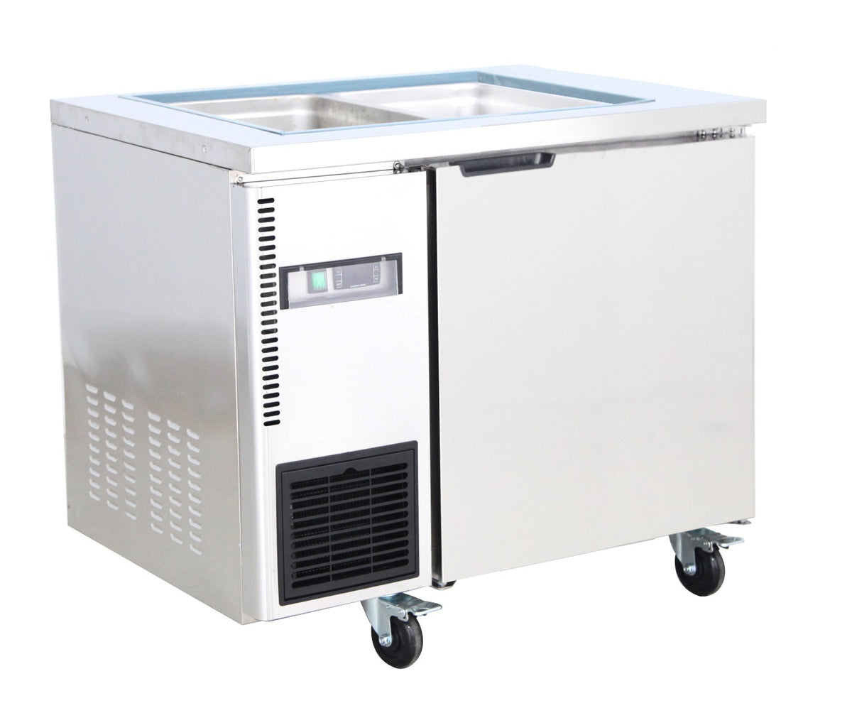 Thermaster 6x1/3 GN pan Ventilated Refrigerated Saladette - TL900TN-6P