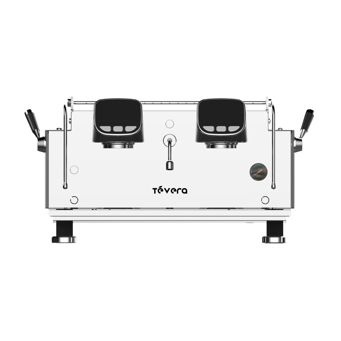 TéVera Black T3 Multi-Boiler Commercial Espresso Machine (2 Group) - TVET3-2B — view 3