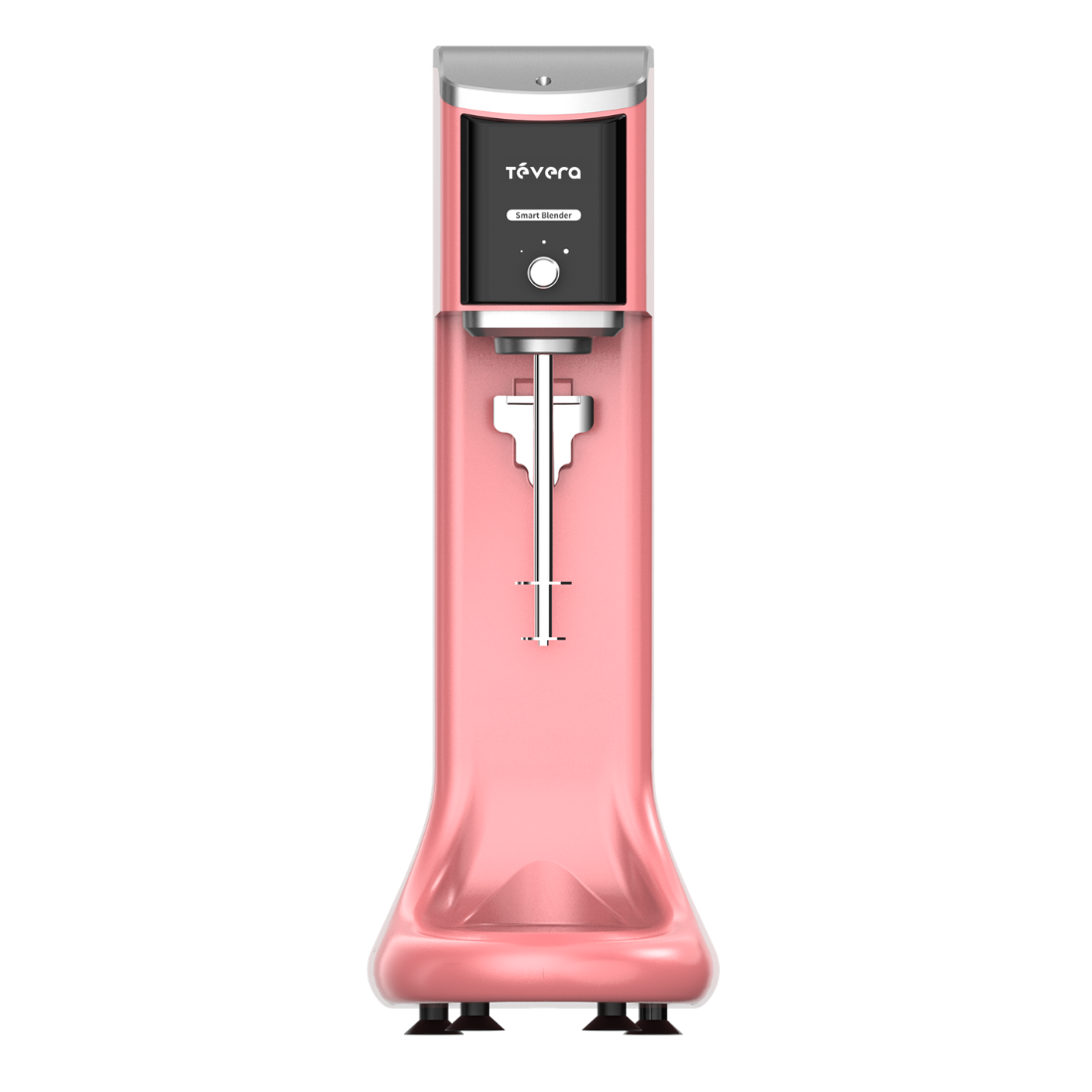TéVera Macaron Coral Pink Milkshake & Drink Mixer - TVLB-650P — view 2