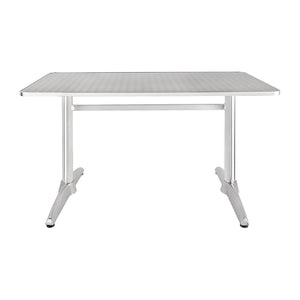 Bolero Double Pedestal Table Rectangular 600mm