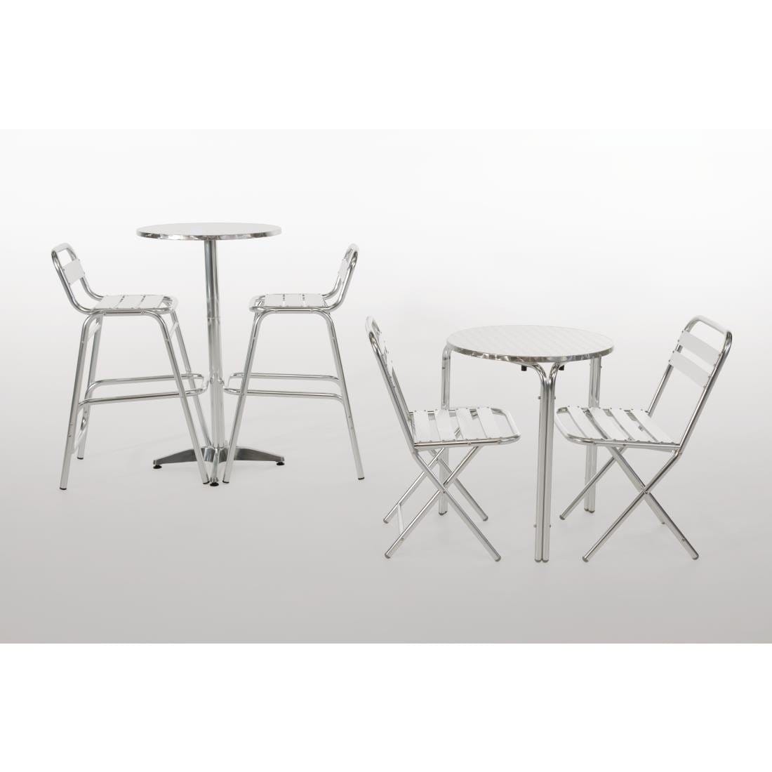 Bolero Poseur Table Stainless Steel 600mm
