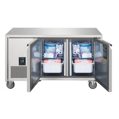 Polar U-Series Premium Double Door Counter Freezer 267tr UA006-A