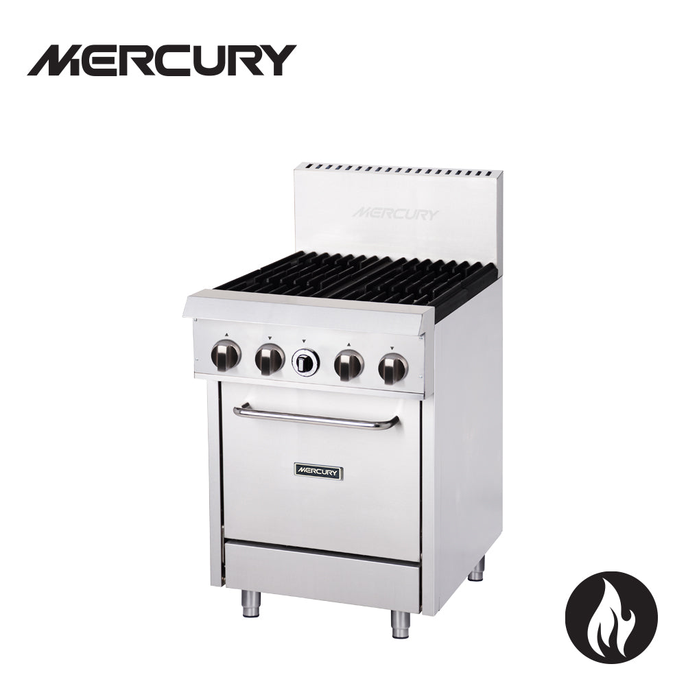 Mercury M24S-4F four-burner gas oven range