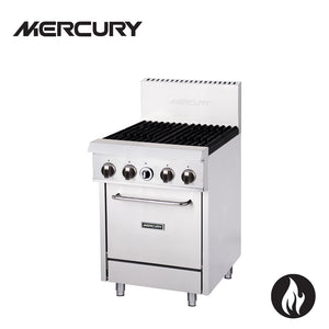 Mercury M24S-4F Four Burner Gas Oven Range