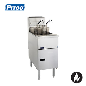 Pitco SG14-FR Gas Fryer – Filter Ready