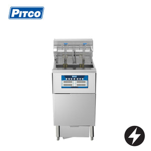 Pitco EP18-F/FD Electric Cold Zone Fryer with Filtration