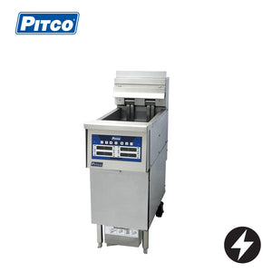 Pitco EP14-S/FD Electric Cold Zone Fryer with Filtration