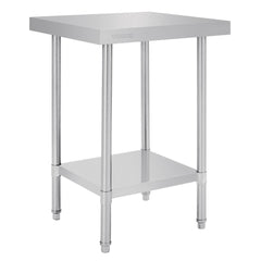 Vogue 304 Grade Premium Stainless Steel Table 600mm Depth - CR164