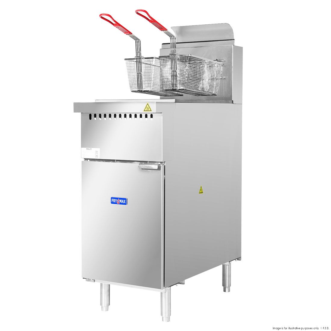 FryMax V Pan Natural Gas Deep Fryer VP122