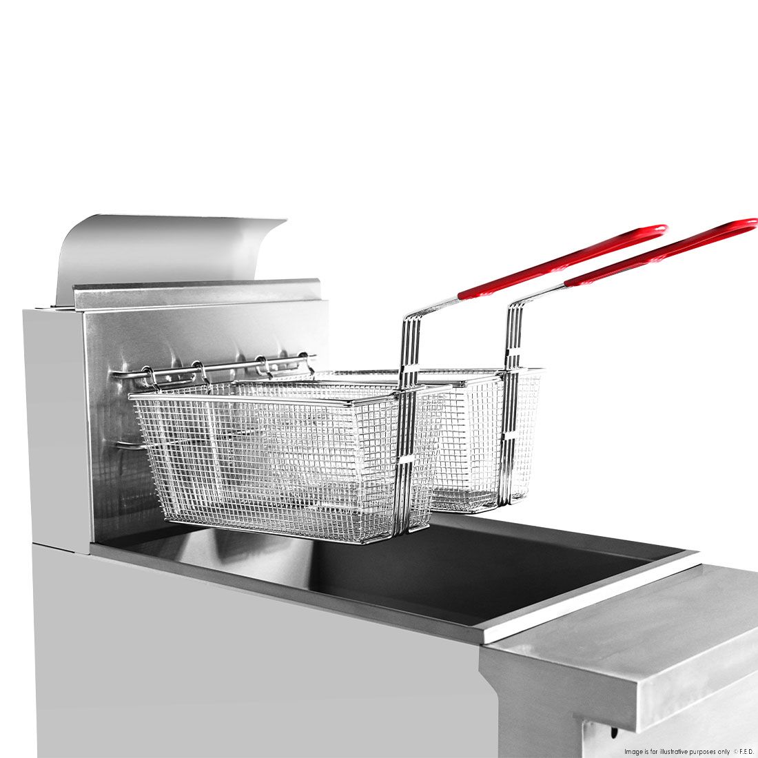 FryMax V Pan Natural Gas Deep Fryer VP122
