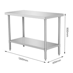 Modular Systems WB6-1200/A Stainless Steel Workbench