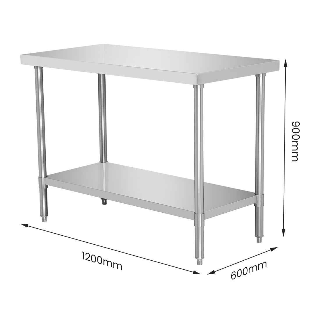Modular Systems WB6-1200/A Stainless Steel Workbench