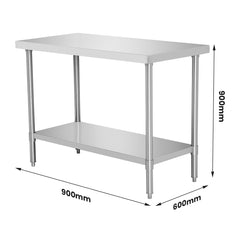 Modular Systems WB6-0900/A Stainless Steel Workbench