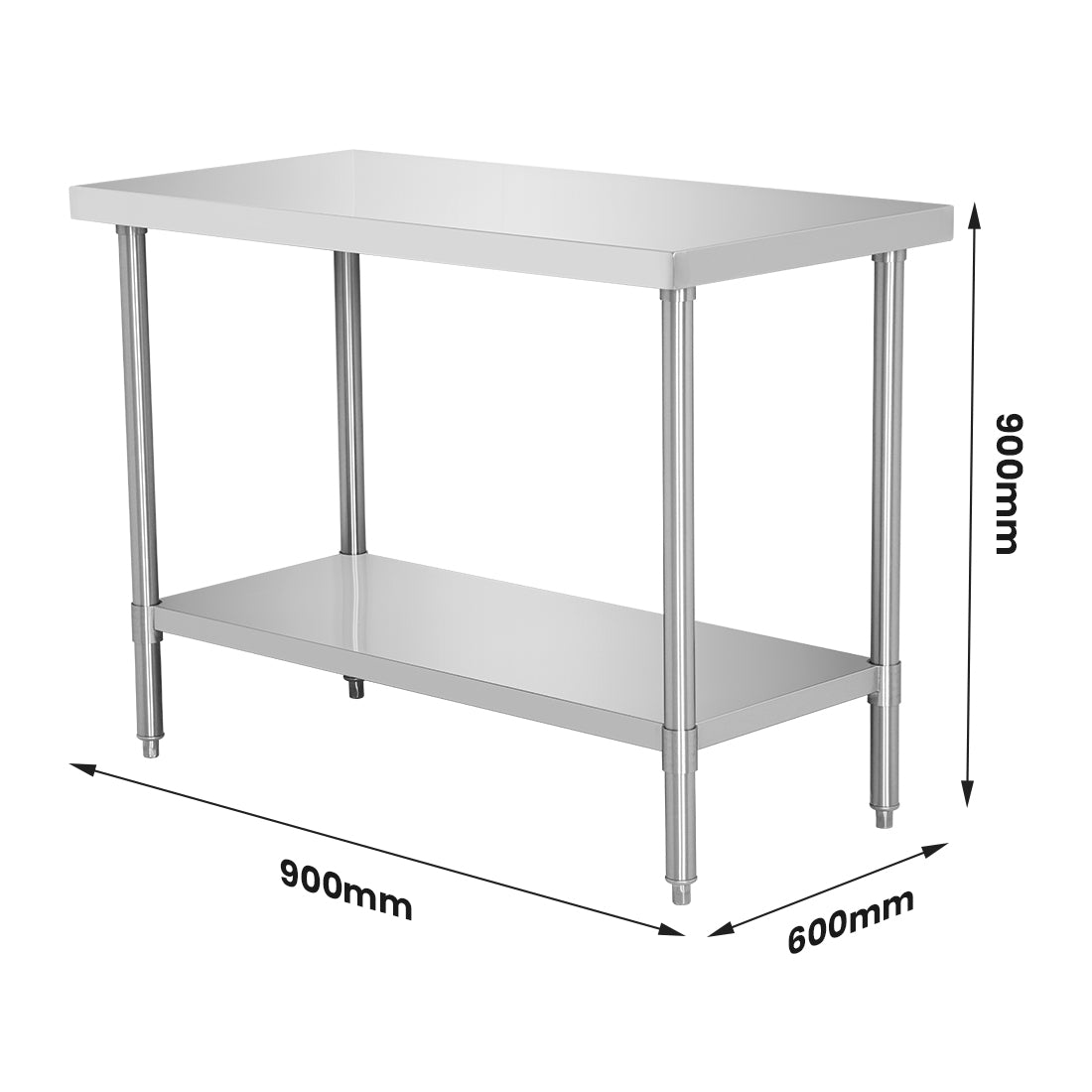 Modular Systems WB6-0900/A Stainless Steel Workbench