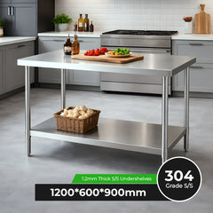 Modular Systems WB6-1200/A Stainless Steel Workbench