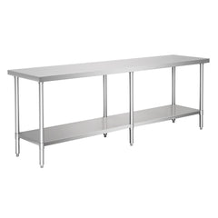 Modular Systems WB6-2400/A Modular System Stainless Steel Workbench