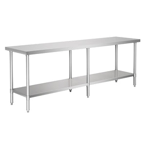 Modular Systems WB6-2400/A Modular System Stainless Steel Workbench