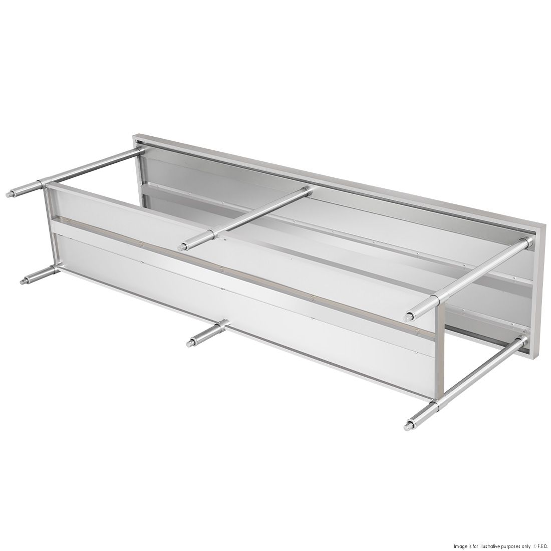 Modular System Premier Stainless Steel Fully 304 Workbench