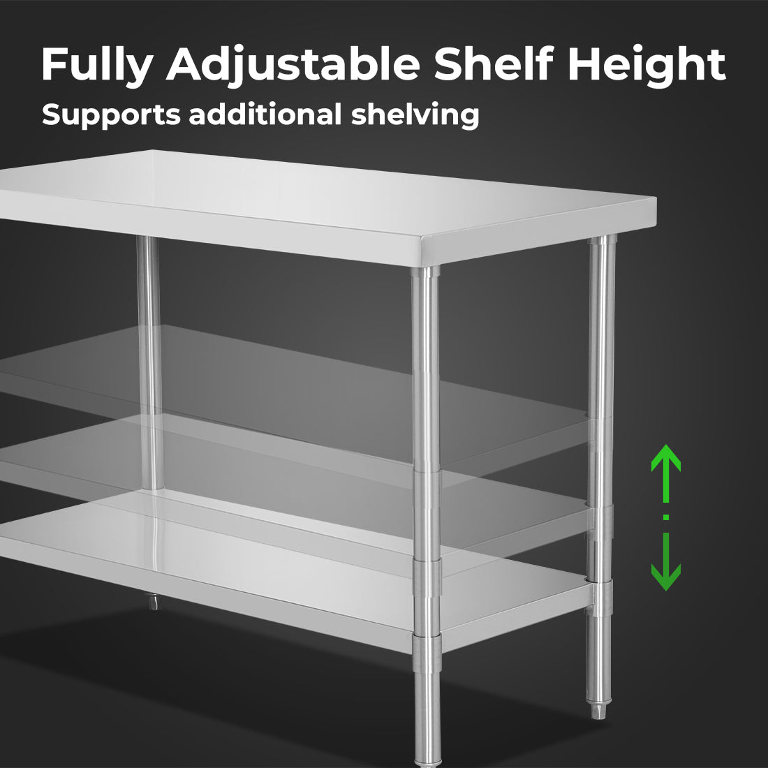 Modular Systems WB6-1200/A Stainless Steel Workbench