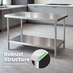 Modular Systems WB6-1200/A Stainless Steel Workbench