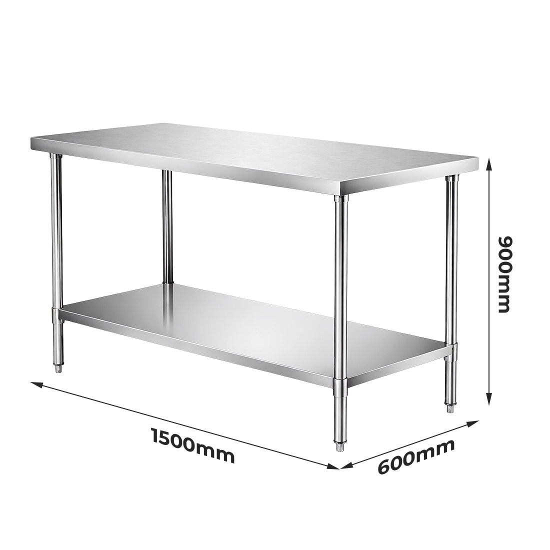Modular Systems WB6-1500/A Stainless Steel Workbench