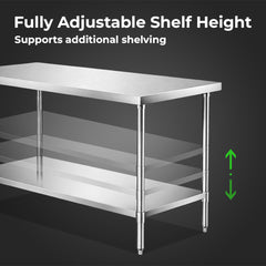 Modular Systems WB6-1500/A Stainless Steel Workbench